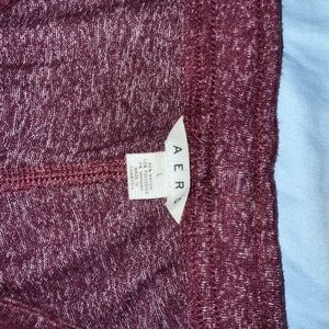 Aero Maroon Knit Top